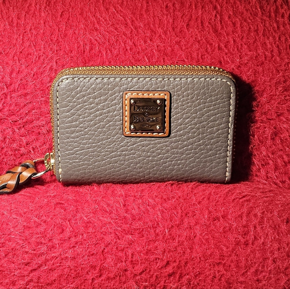 Dooney & Bourke Gray Leather Wallet